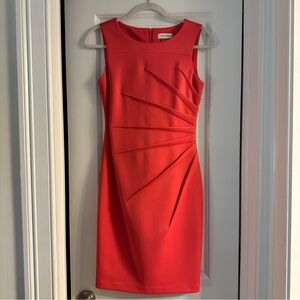 Calvin Klein Salmon Pink Dress